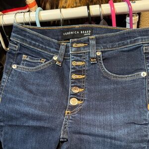 Veronica Beard High Rise Dark Blue Jeans